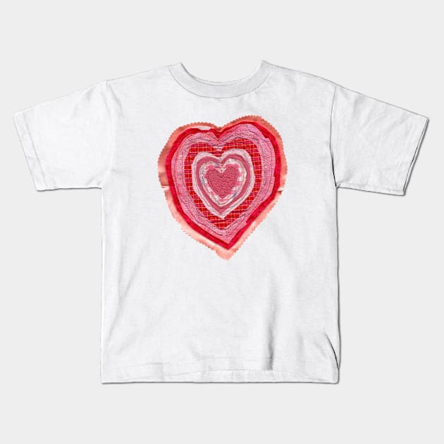 Heart Heart Kids T-Shirt by allysci